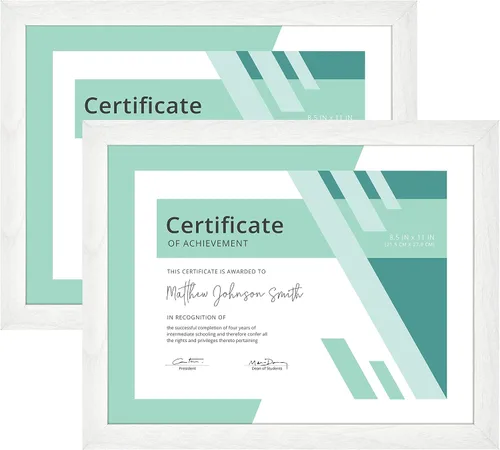 Vista 11 de MCS Gallery Essential - Juego de marcos de diploma de 8.5 x 11 pulgadas para pared de galería, marco negro para documentos, premios y certificados