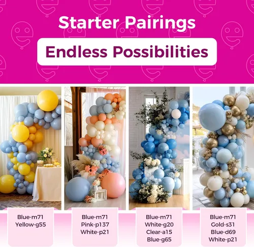 Vista 14 de Bezente Globos Naranjas de Látex para Fiestas - Paquete de 150 Globos de Helio Naranjas Mate Pequeños de 5 Pulgadas para Decoraciones de Fiestas