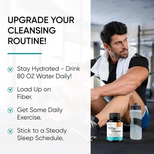 Vista 4 de Sandhu's Limpieza intestinal de 15 días para mujeres y hombres Apoya la limpieza del colon y la salud digestiva Senna, Cascara Sagrada, cáscara
