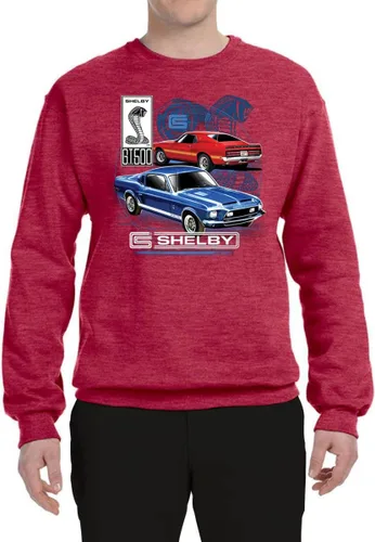 Vista 3 de Wild Bobby Shelby GT 500 Cobra Ford Motors - Regalo oficial para hombres, automóviles y camiones, sudadera unisex con cuello redondo