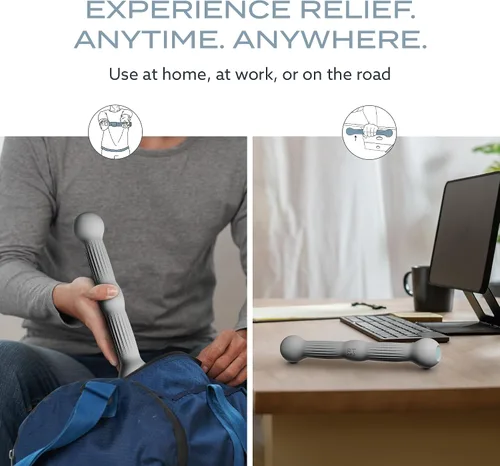 Vista 6 de PT Pro Entrenador de codo de tenis para terapia física, agarre texturizado, alivio del dolor de codo, barra de resistencia para tendinitis y codo
