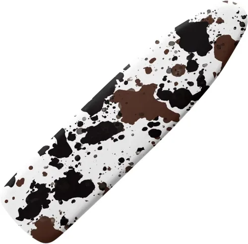 Vista 47 de Funda para tabla de planchar con diseño de estrellas y bandera estadounidense con borde elástico y acogedor bolsillo para la nariz, resistente al