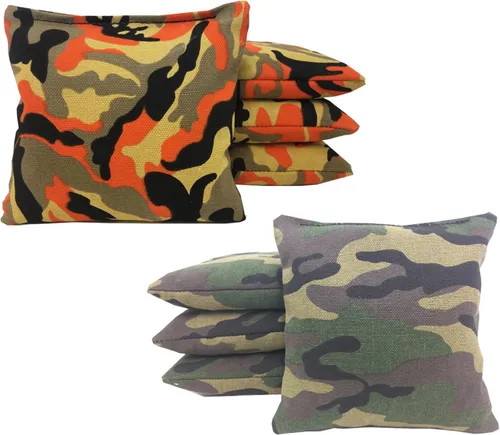 Vista 19 de Tailgating Pros Bolsas de cornhole reglamentarias – Juego de 8 – Relleno de maíz y hecho a mano, más de 25 opciones