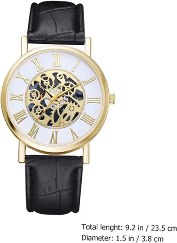 Vista 2 de Reloj de pulsera casual para hombre, 2 piezas, estilo casual, para hombre