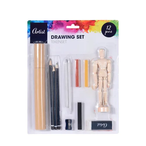 Vista 2 de Set de Dibujo Artist (12 Pcs)