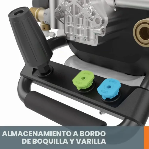 Vista 4 de Worx Lavadora a presión eléctrica de 13 amperios 1800 PSI con 3 boquillas - WG605