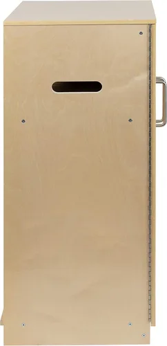 Vista 10 de Flash Furniture Hercules - Refrigerador de cocina de madera para niños para uso comercial o doméstico, seguro, diseño apto para niños, natural