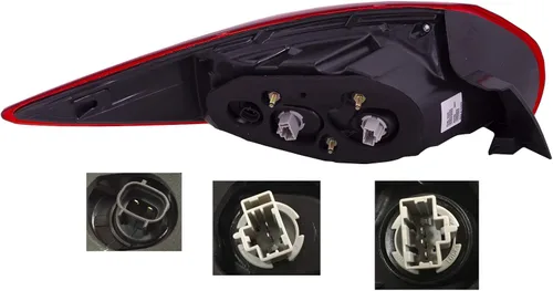 Vista 2 de HEADLIGHTSDEPOT Luz trasera compatible con Mazda CX-5 2013-2016 Luz trasera exterior derecha del lado del pasajero
