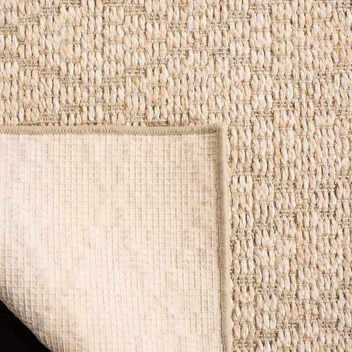 Vista 4 de SAFAVIEH Palm Beach Collection - Alfombra para pasillo, 2 pies 3 pulgadas x 10 pies, color beige y beige, diseño de sisal, no desprende pelusa