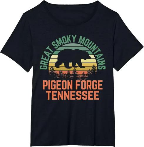 Vista 28 de Camiseta Pigeon Forge Great Smoky Mountains National Park Tennessee, Negro, S