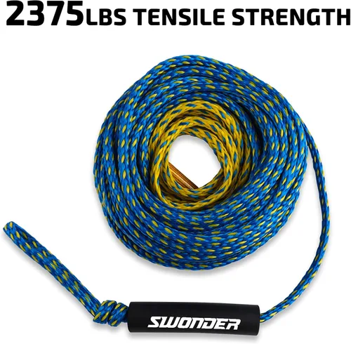 Vista 5 de Swonder Cuerdas de remolque de 2 secciones para tubería, 1-4 cuerdas de 60 pies para tubos remolcables