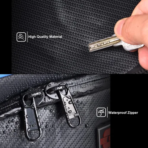 Vista 5 de Goldfire Bolsas organizadoras de herramientas para puerta trasera, UTV X3, bolsa de almacenamiento, accesorios para puerta trasera superior e
