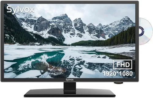 Vista 11 de SYLVOX 22'' Smart TV Digital de 12 Voltios Combo de Vídeo en Disco FHD 1080P Android 11.0, con Conexión Inalámbrica WiFi ARC CEC, para Hogar