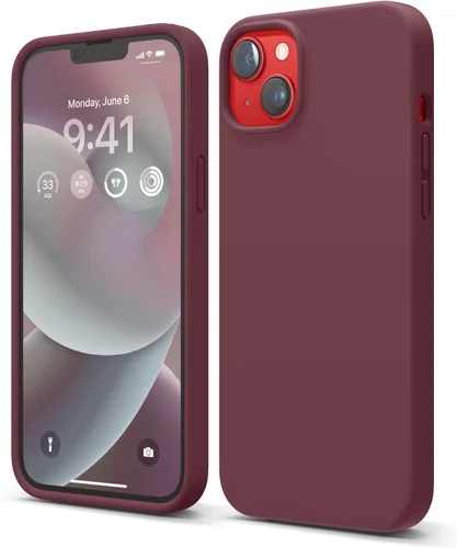 Vista 8 de elago Funda compatible con iPhone 14 Plus, de silicona líquida, funda protectora de cuerpo completo, a prueba de golpes, diseño delgado, forro