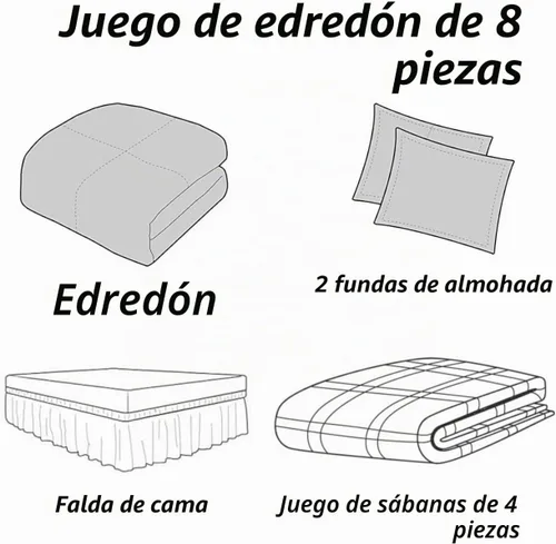 Vista 2 de Empire Home Juego de edredón de 8 piezas de gran tamaño rojo y negro con juego de sábanas (tamaño matrimonial)