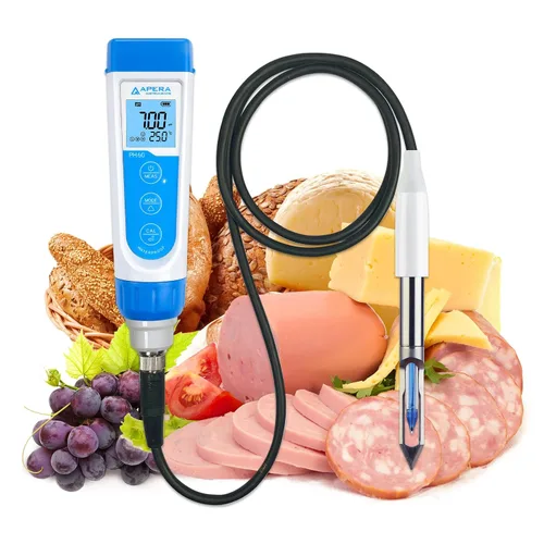 Vista 6 de Apera Instruments PH60-MS Kit de Probador de Medidor de pH Portátil con Electrodo de pH Semi-Micro LabSen 246-5 ATC para Medición de pH de Grado