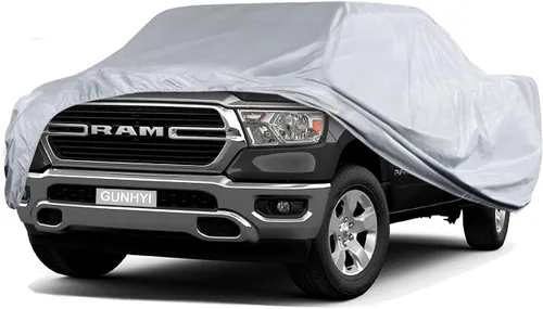 Vista 15 de GUNHYI - Funda para coche impermeable para todo tipo de clima, funda completa de 16 capas de alta resistencia para exteriores con ventilaciones