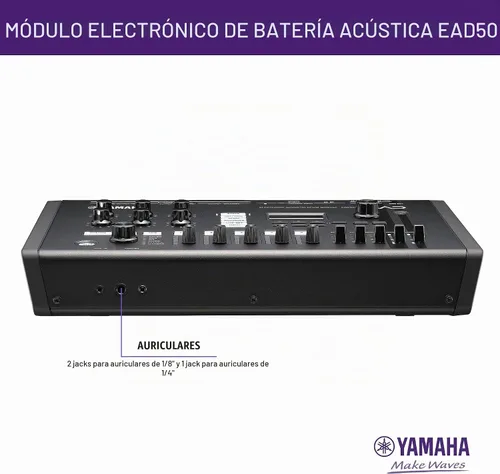 Vista 10 de Yamaha EAD50 Sistema de micrófono de tambor acústico electrónico avanzado con micrófono de condensador estéreo DSU50 y pastilla de gatillo