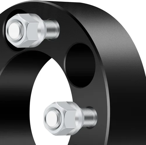 Vista 6 de ECCPP espaciadores de ruedas negros de 1.5" para tornillos 5x4.5 para Jeep (4 unidades), 71003