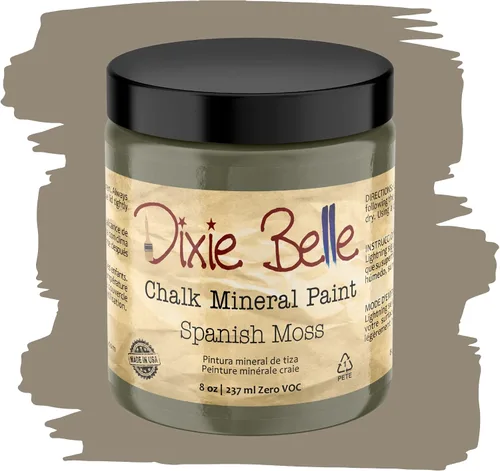 Vista 169 de Pintura para muebles con acabado de tiza Dixie Belle Paint Company - Amatista (4oz) - Pintura mineral de tiza chic púrpura profundo mate
