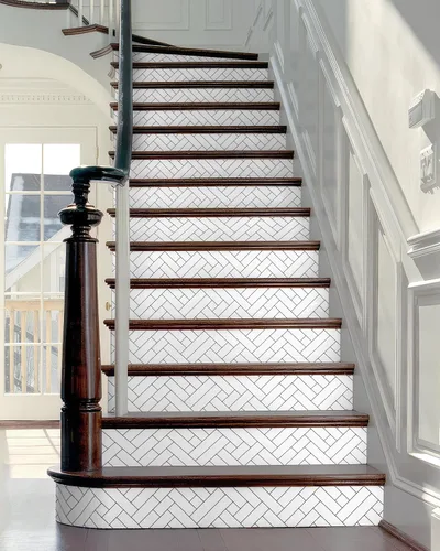 Vista 18 de FLFK Calcomanías para escaleras - Adhesivos para escaleras, Calcomanías autoadhesivas para escalones de Sunrise Coast, para decoración del hogar