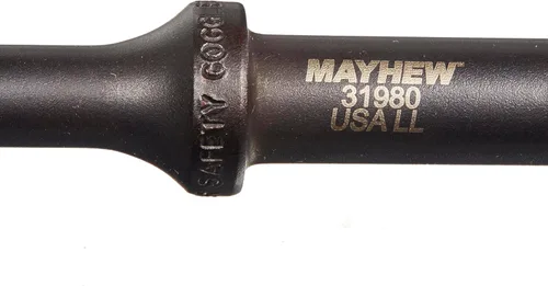 Vista 3 de Mayhew Tools 31980 Punzón cónico neumático, 1/2" x 6", acabado de óxido negro