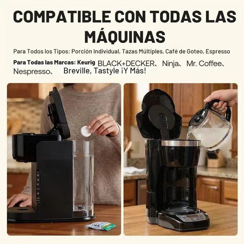 Vista 4 de Tastyle Tabletas limpiadoras descalcificadoras para cafetera, 30