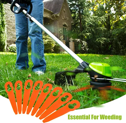 Vista 5 de 120 piezas de repuesto de cuchillas de plástico accesorios para STIHL Polycut 2-2 FSA 45 cortacésped cortadora de césped cuchillas de nailon