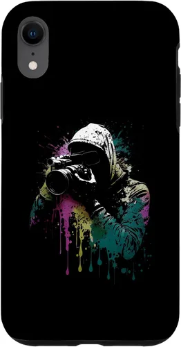 Vista 8 de iPhone 15 Fotógrafo con cámara reflex Splash Art Photography Case