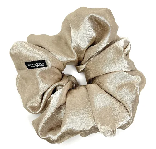 Vista 29 de XL Satin Scrunchie for Thick Hair – Oversized Hair Scrunchy for Ponytail Bun or Sleeping – Frizz Free Satin Hair Tie for Women and Girls