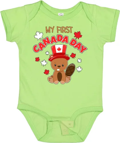 Vista 32 de inktastic My First Canada Day Baby Bodysuit