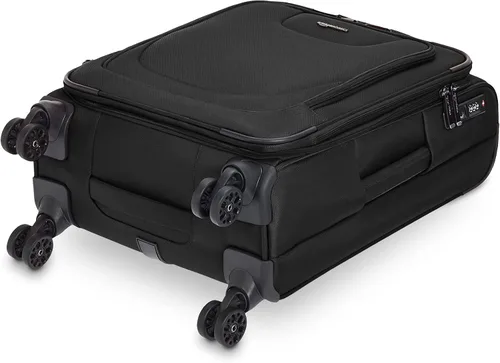 Vista 4 de Tienda Basics Premium - Maleta extensible con cierre TSA y ruedas, Negro), YMX06-2