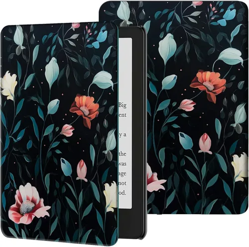 Vista 14 de Rossy Funda para Kindle de 10ª generación 2019, delgada, de piel sintética, ajustable, Smart Cover con encendido y apagado automático para Kindle
