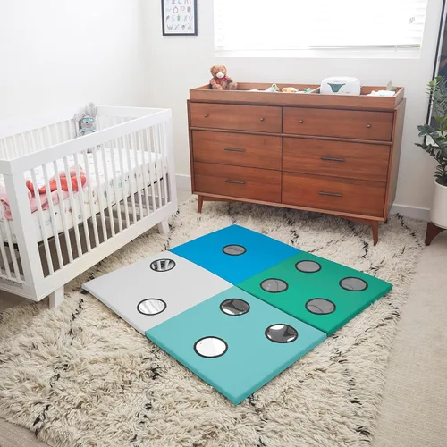 Vista 8 de ECR4Kids SoftZone 123 Look at Me - Tapete de actividades plegable, contemporánea