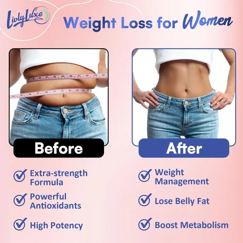 Vista 2 de LivLyLuxe Polvo de Colágeno Burn para Mujeres - Suplementos para Bajar de Peso para Quemar Grasa del Vientre, Potenciador del Metabolismo, Diseñado