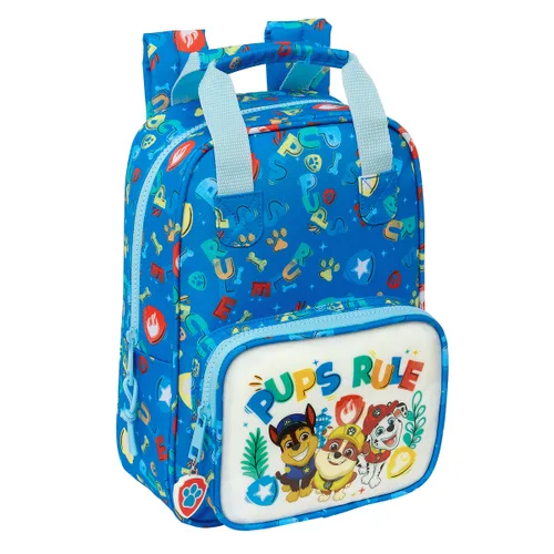 Vista 2 de Mochila Escolar The Paw Patrol Pups rule Azul 20 x 28 x 8 cm