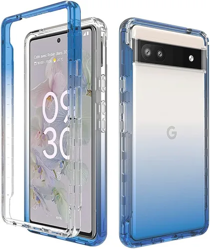 Vista 149 de Pzwoxukhov Funda para Xiaomi Poco M3 M2010J19CG M2010J19CI Caso, alta transparencia, color degradado, funda de absorción de impactos anticaída