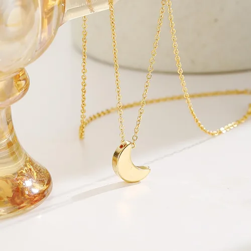 Vista 5 de Collner Collar con colgante de corazón de oro de 14 quilates para mujer, delicado collar de estrella, gargantilla de mal de ojo, collar bohemio