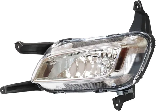Vista 8 de Para 2014 2015 Kia Optima luces antiniebla halógenas w/biseles izquierdo+lado derecho 1 par carcasa cromada lente transparente