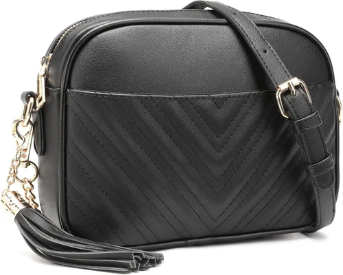 Vista 17 de lola mae Bolso bandolera acolchado, bolso de hombro de diseño moderno Shoulder Purse