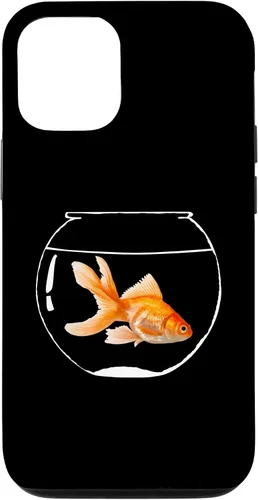 Vista 26 de iPhone 16 Goldfish Bowl Fish Fantail Goldfish Estuche para acuario de agua dulce