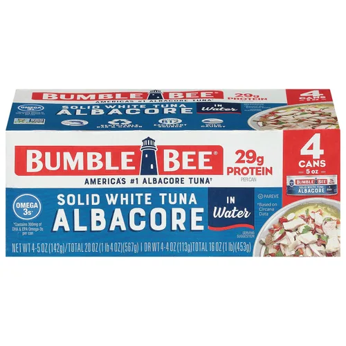Vista 20 de Bumble Bee Atún blanco sólido en agua, paquete de 3, 9 onzas