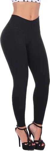 Vista 3 de Bon Bon Up - Leggings de algodón para mujer con moldeador interior y levantador de glúteos, varios estilos