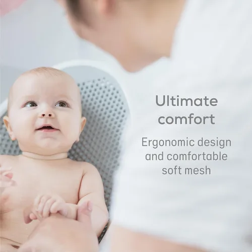 Vista 4 de Angelcare Soporte de baño para bebés (gris) Ideal para bebés de menos de 6 meses de edad