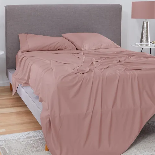 Vista 2 de Bedgear Paquete King Essentials: Protector básico de colchón y juego de sábanas, ligero, transpirable, sin ruido, funda de tela impermeable