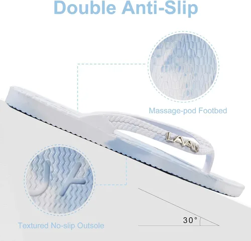 Vista 4 de Sandalias impermeables para mujer, ducha y agua antideslizantes para piscina y playa