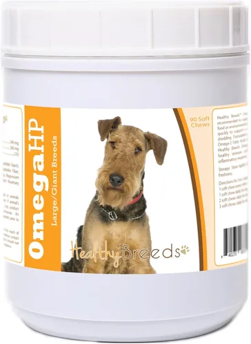 Vista 56 de Healthy Breeds Affenpinscher Omega HP - Masticables suaves para piel y pelaje, 60