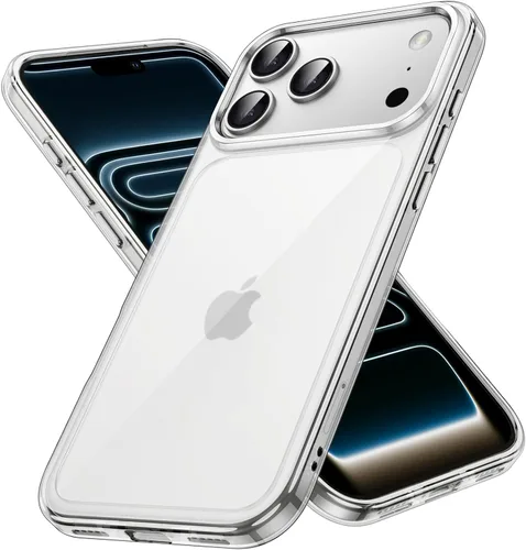 Vista 11 de JETech - Funda para iPhone 17 de 16 cm, cubierta a prueba de golpes, con parte trasera transparente antiarañazos, no se amarilla (negro)