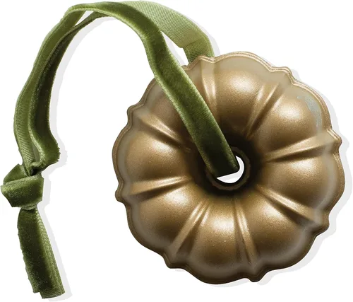 Vista 9 de Nordic Ware Bundt - Juego de adornos dorados, 2 piezas