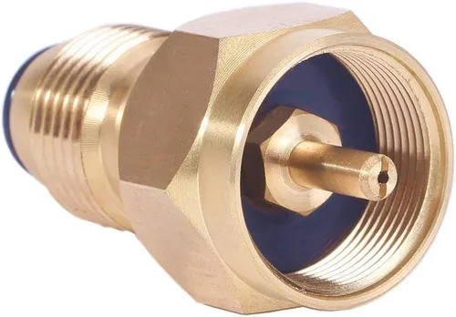 Vista 3 de DozyAnt adaptador universal para relleno de garrafa de propano, desechable, el más seguro. Accesorio de válvula reguladora 100% sólida para todos